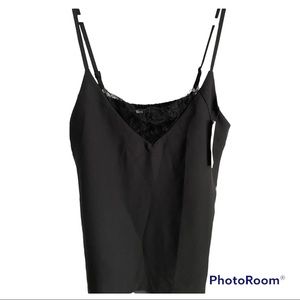 SOLD Salt & Lace boutique black adjustable loose tank top